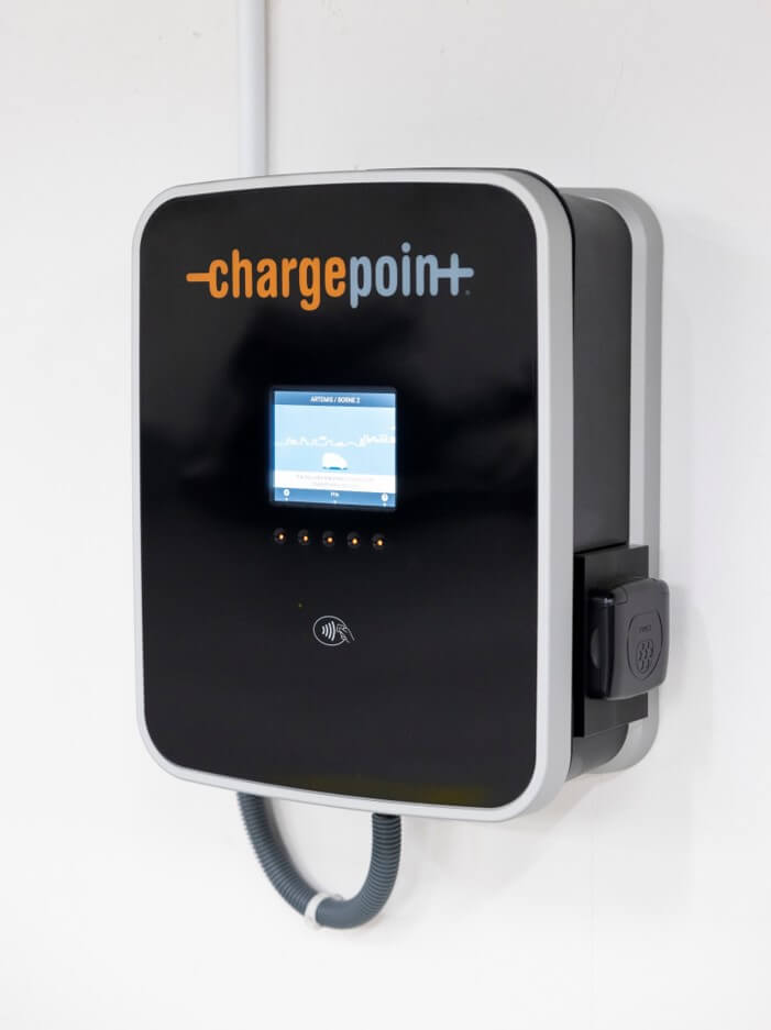 Borne de recharge charge point